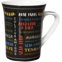 Xícara de café com frases Class Home 330ml 918